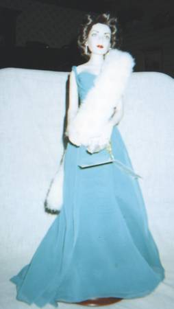 Elizabeth Taylor Teal Dress - With Box