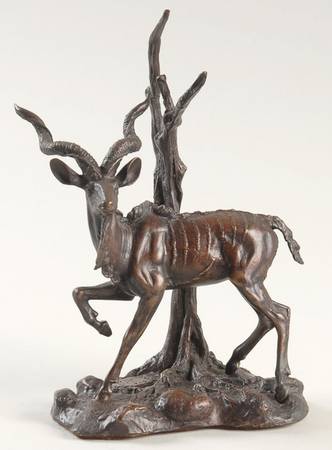 The Official African Wildlife Bronzes Greater Kudu - Boxed