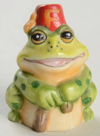 Animal Alphabet Thimbles F Is For Frog - No Box