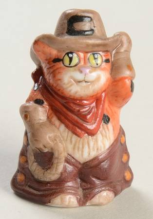 Animal Alphabet Thimbles C Is For Cat - No Box