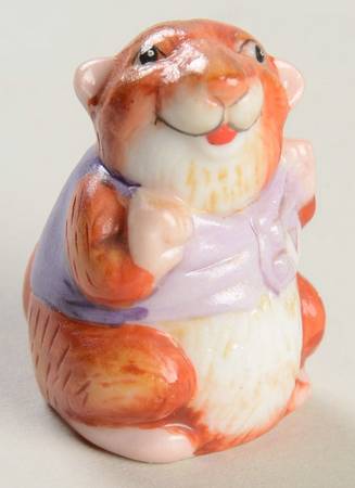 Animal Alphabet Thimbles V Is For Vole - No Box