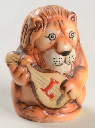 Animal Alphabet Thimbles L Is For Lion - No Box