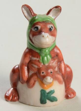 Animal Alphabet Thimbles K Is For Kangaroo - No Box