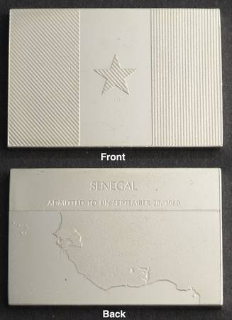 Flags of the United Nations Senegal  - No Box