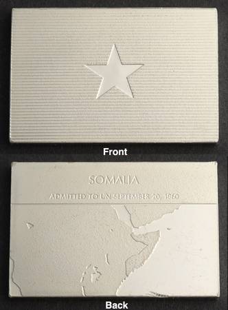 Flags of the United Nations Somalia  - No Box