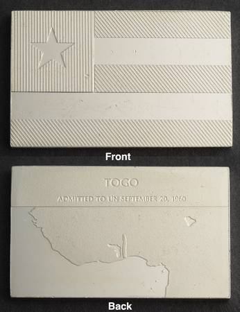 Flags of the United Nations Togo  - No Box