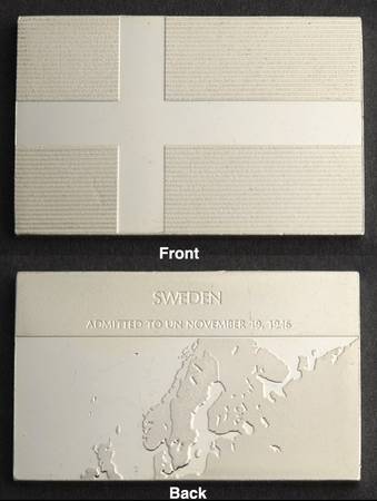 Flags of the United Nations Sweden - No Box