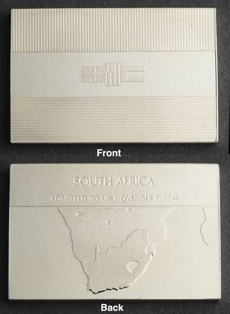 Flags of the United Nations South Africa - No Box