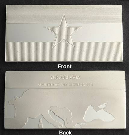 Flags of the United Nations Yugoslavia  - No Box