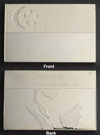 Flags of the United Nations Singapore  - No Box