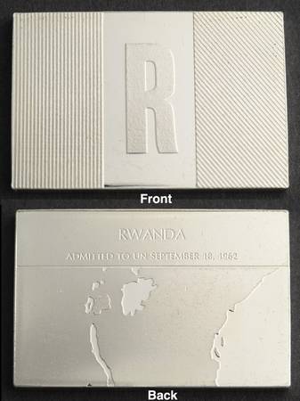 Flags of the United Nations Rwanda - No Box