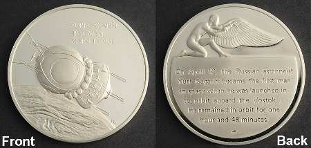 History of Flight Yuri Gagarin First Man In Space 1961 - No Box
