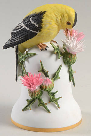 Bird Bells-Porcelain American Goldfinch - No Box