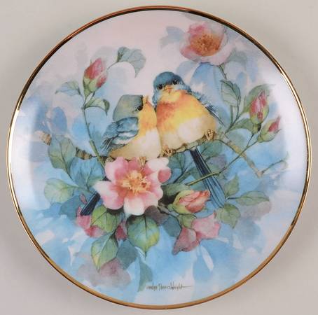 Carolyn Shores Wright Birds Dogwood Duet - No Box