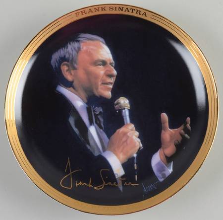 Frank Sinatra Musical Plates by Franklin Mint