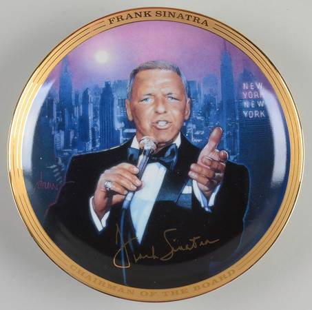 Frank Sinatra Musical Plates New York - No Box