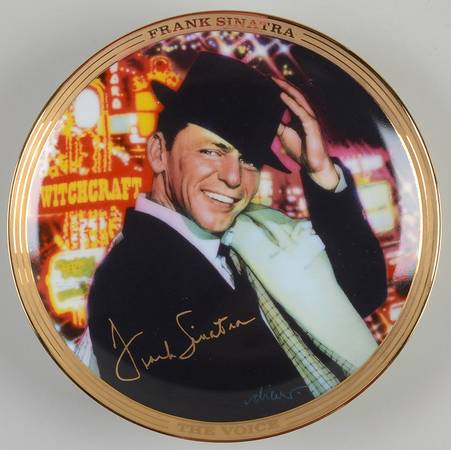 Frank Sinatra Musical Plates Witchcraft - No Box