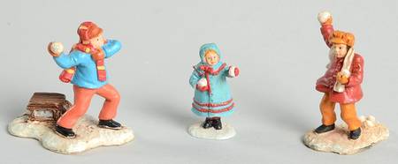 Pleasantville 1893 Snowballing Kids - Boxed