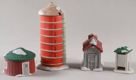Pleasantville 1893 The Out Building-Set Of 4 - Boxed
