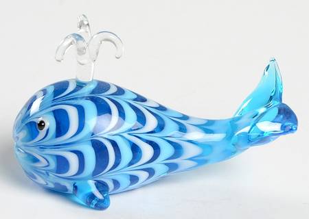 Glass Menagerie Whale-2 3/4" L - Boxed