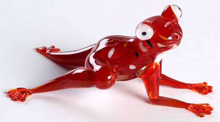 Glass Menagerie Red Frog - Boxed