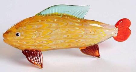 Glass Menagerie Red Tail Fish - Boxed