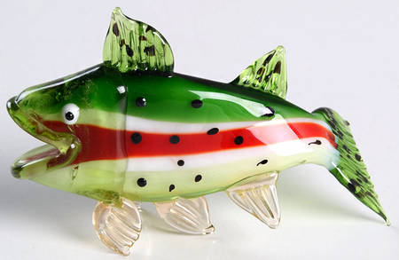 Glass Menagerie Rainbow Trout - Boxed