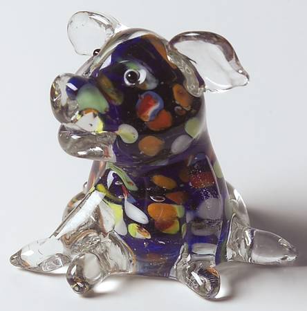 Glass Menagerie Spotted Pig - Boxed