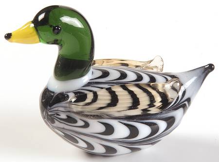 Glass Menagerie Mallard Duck-2 3/4"L - Boxed