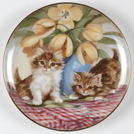 Brian Walsh Cats Tabbies & Tulips - No Box