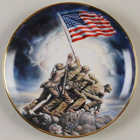 World War II Raising The Flag On Iwo Jima - No Box