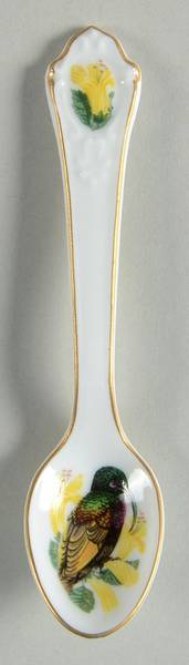 Garden Birds Spoon Collection Golden Winged Sunbird - No Box