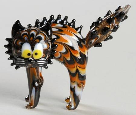 Glass Menagerie-Halloween Cat - Boxed