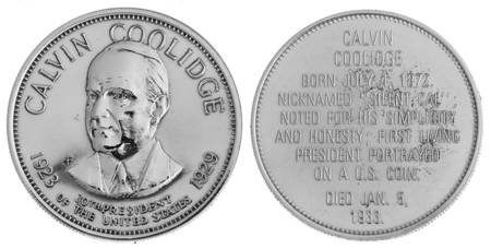 Presidential Commemorative Coins Calvin Coolidge - No Box