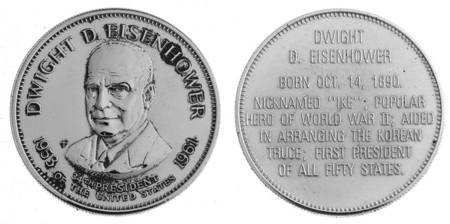Presidential Commemorative Coins Dwight D. Eisenhower - No Box