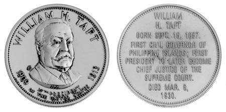 Presidential Commemorative Coins William Howard Taft - No Box