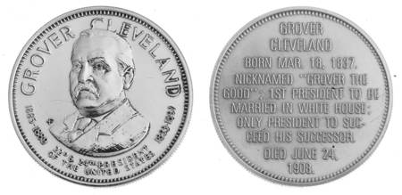 Presidential Commemorative Coins Grover Cleveland - No Box