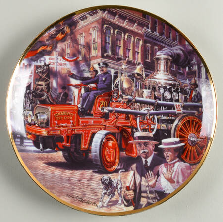 National Fire Museum Christie Drawn Amoskeag Pumper - No Box