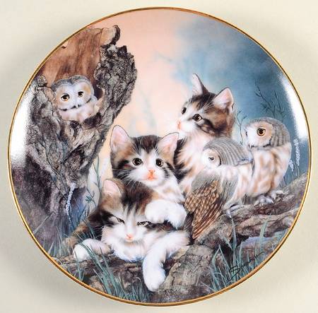 Craig Sprovach Kittens by Franklin Mint