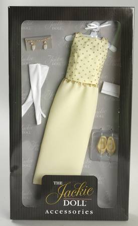 Jackie Doll (Vinyl) Yellow Gown Ensemble - Boxed
