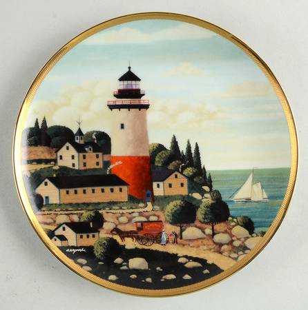 Wysocki Lighthouses Summer Seaport - No Box