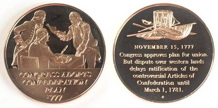 History of the American Revolution Congress Adopts Confederation Plan - No Box