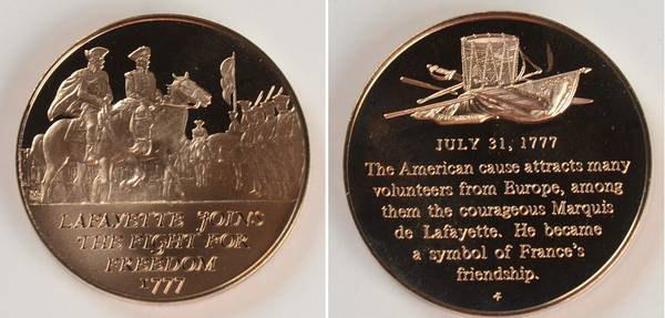 History of the American Revolution Lafayette Joins The Fight For Freedom - No Box