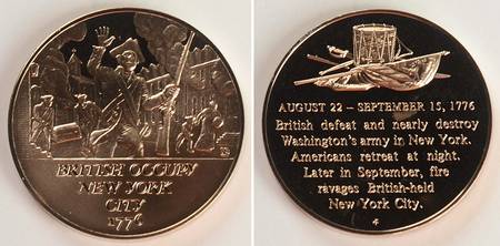 History of the American Revolution British Occupy New York City - No Box