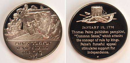 History of the American Revolution Paines Common Sense Assails The King - No Box