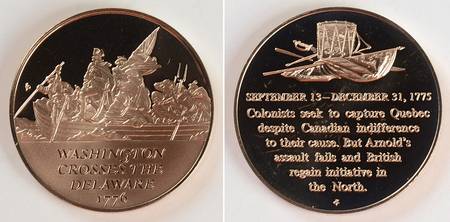 History of the American Revolution Washington Crosses The Delaware - No Box