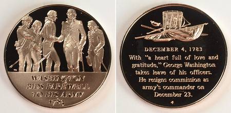History of the American Revolution Washington Bids Farewell To His Army - No Box