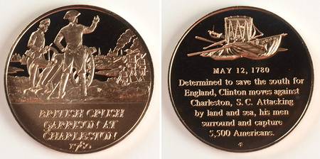 History of the American Revolution British Crush Garrison At Charleston - No Box