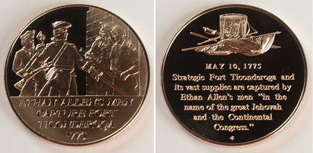 History of the American Revolution Ethen Allen's Men Capture Ticonderoga - No Box