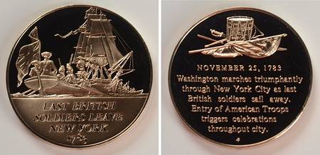 History of the American Revolution Last British Soldiers Leave New York - No Box